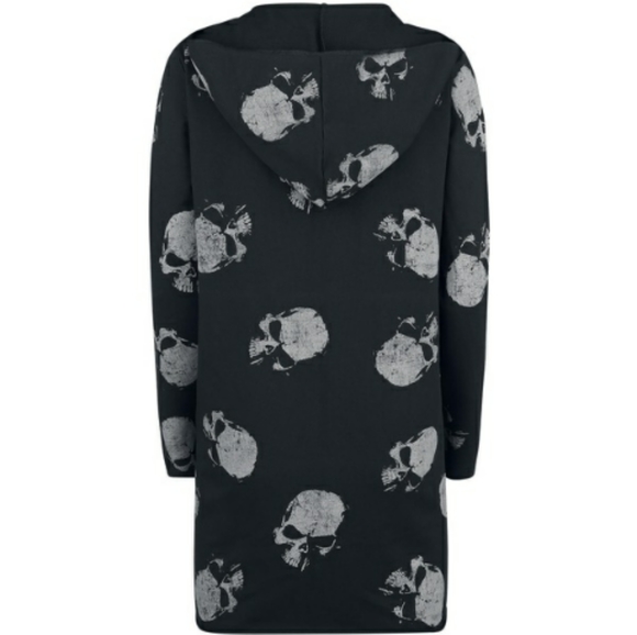 Skull hooded cardigan - Picture 3 of 4